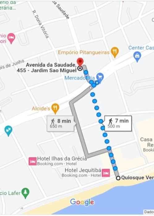 Apartamento No Guaruja - 500M Da Praia Da Enseada Exteriör bild